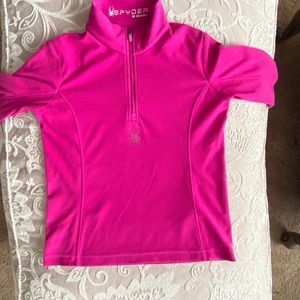 Spyder Kids Pink Half-Zip Top